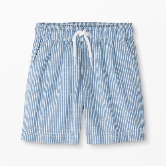 Hanna Andersson Other - Hanna Andersson Boys Ticking Stripe Shorts In Cotton Poplin - Size 8